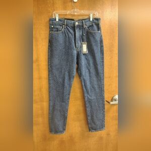 Armani Exchange J51 Carrot Mid Rise Blue Denim Jeans